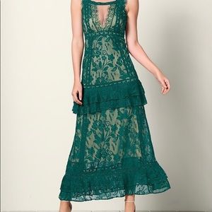 Green lace dress by Venus